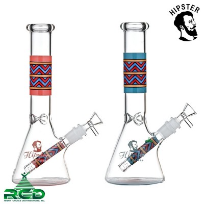 WATER PIPE BEAKER RETRO GEOMETRIC PATTERN WP12106 1CT